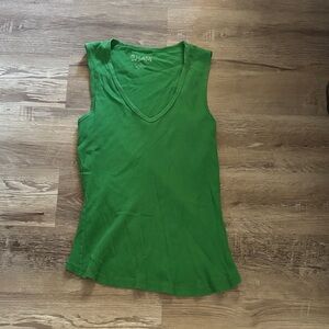 Splash Vibrant Green Tank Top